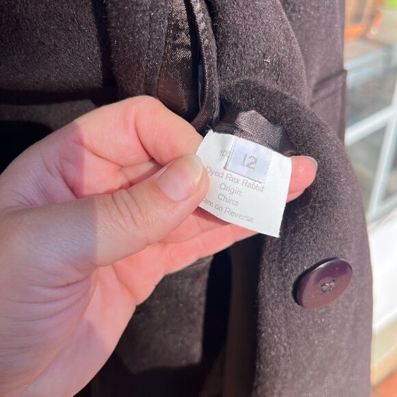 Dale Dressin Amicale Angora Rabbit Fur Coat - Picture 5 of 12